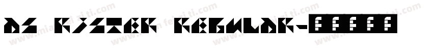 AS Rister Regular字体转换